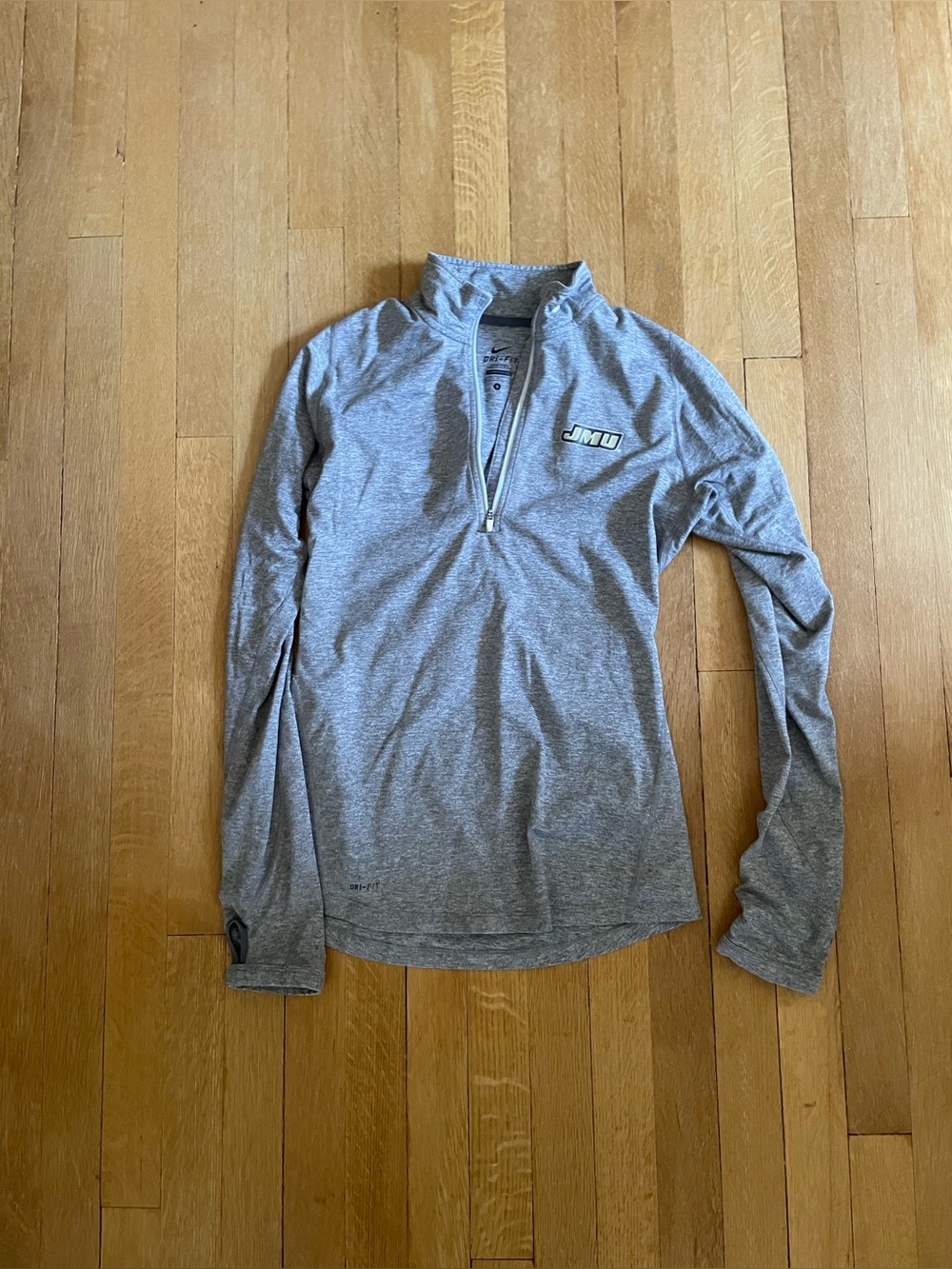 Nike JMU Gray Quarter Zip